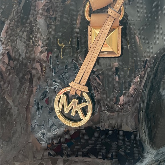 Michael Kors Black and Brown Satchel - Picture 12 of 12